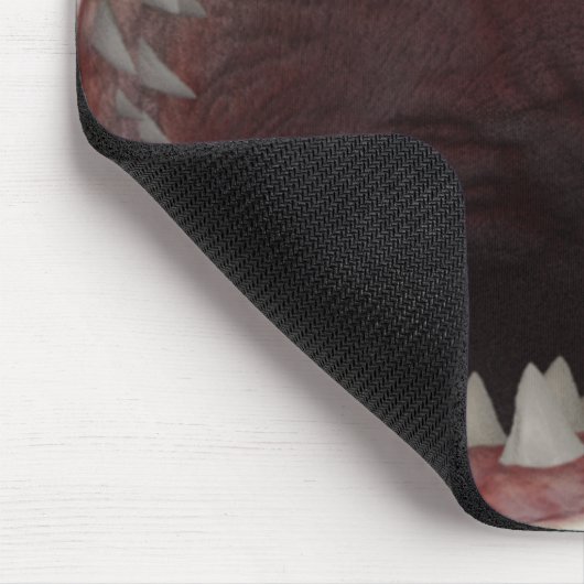 Weißer Hai Mousepad (Ecke)