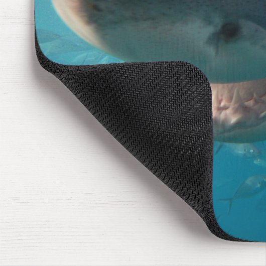 Weißer Hai Mousepad (Ecke)