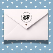 Weißer Hai Permastempel