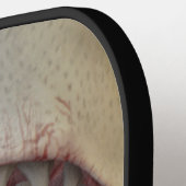 Weißer Hai Pickleball Schläger (Linke Seite)