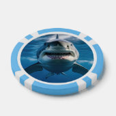 Weißer Hai Pokerchips (Einzeln)