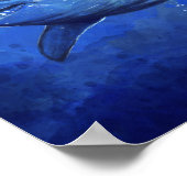 Weißer Hai Poster (Ecke)