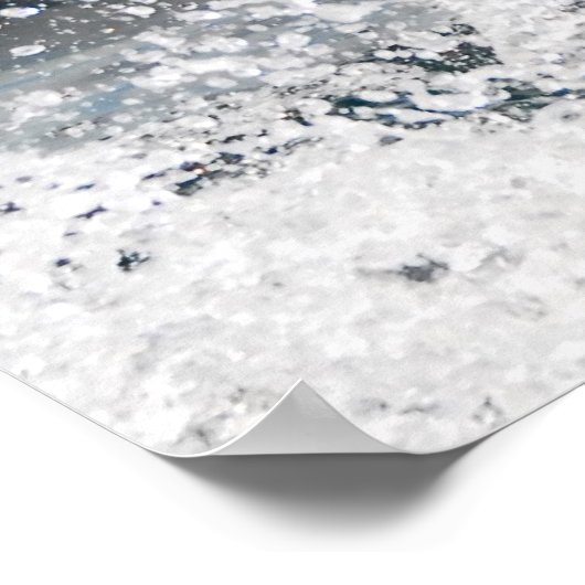 Weißer Hai Poster (Ecke)