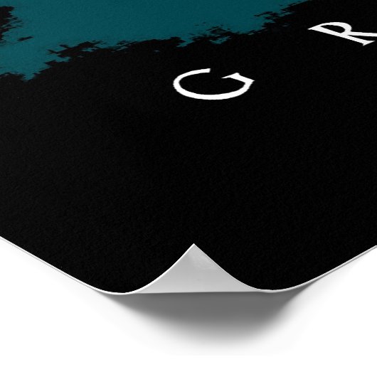 Weißer Hai Poster (Ecke)