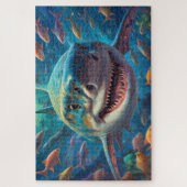 Weißer Hai Puzzle (Vertikal)