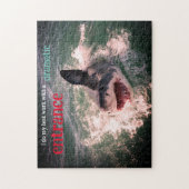 Weißer Hai Puzzle (Vertikal)