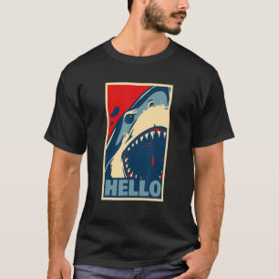 Weißer Hai sagt Hallo T-Shirt