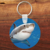 Weißer Hai Schlüsselanhänger (Vorderseite)