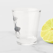 Weißer Hai Schnapsglas (Rechts)