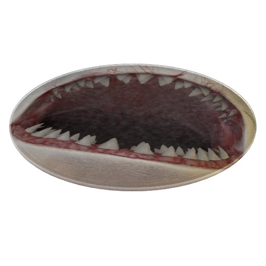 Weißer Hai Schneidebrett (Ecke)