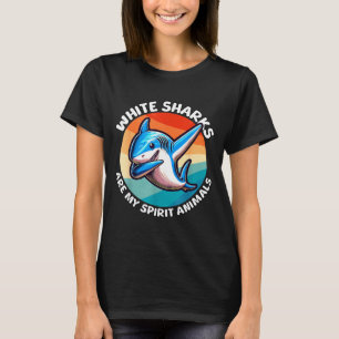 Weißer Hai Srit Tier T-Shirt