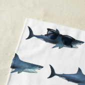 Weißer Hai Strandtuch (Beispiel)