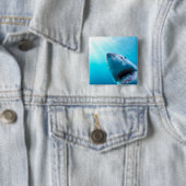 Weißer Hai | Südafrika Button (Beispiel)