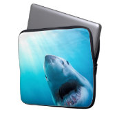 Weißer Hai | Südafrika Laptopschutzhülle (Vorderseite Links)