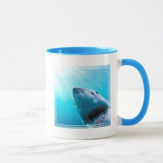 Weißer Hai | Südafrika Tasse (Rechts)