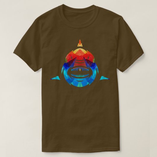 Weißer Hai T-Shirt (Design vorne)