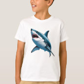 Weißer Hai T-Shirt (Vorderseite)