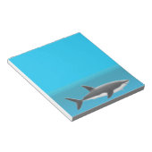 Weißer Hai unter Wasser Notizblock (angewinkelt)