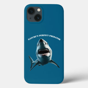 Weißer Hai Unterwasser mit offenem Mund URM Case-Mate iPhone Hülle