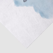 Weißer Hai Wasserfarbe Seidenpapier (Detail)