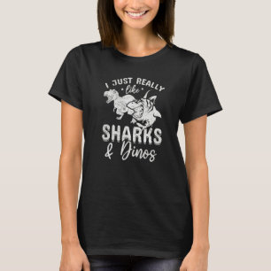 Weißer Haifisch, den ich gerade wirklich mag & T-Shirt