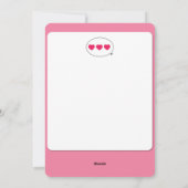 Weißer Happy Geburtstagskarte Feiertagskarte (Rückseite)