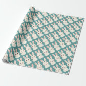 Weißer Hase Geschenkpapier (Ungerollt)