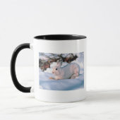 Weißer Hase Tasse (Links)