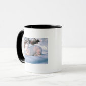 Weißer Hase Tasse (Vorderseite Links)