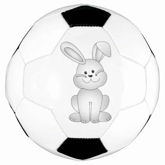 Weißer Hasen Fußball (Vorderseite)