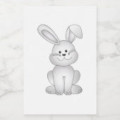 Weißer Hasen Lebensmitteletikett (Einzelnes Label)