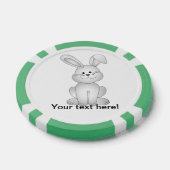 Weißer Hasen Pokerchips (Einzeln)