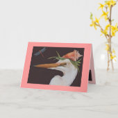 Weißer Held mit Konsekarte Karte (Gelbe Blume)