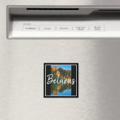 Weißer Herbst Landschaftsmagazin Magnet (In Situ (Geschirrspüler))