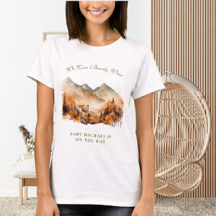 Weißer Herbstwald Bärchen Wir können es kaum erwar T-Shirt