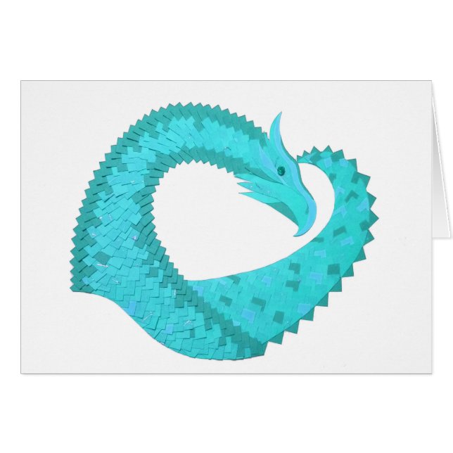 Weißer Herzdrache (Vorderseite (Horizontal))