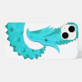 Weißer Herzdrache Case-Mate iPhone Hülle (Rückseite (Horizontal))