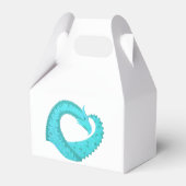 Weißer Herzdrache Geschenkschachtel (Rückseite)