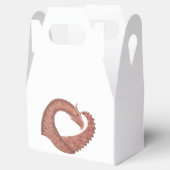 Weißer Herzdrache Geschenkschachtel (Geöffnet)