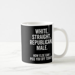 Weißer heterosexueller republikanischer Mann lusti Kaffeetasse