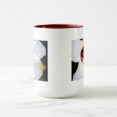 Weißer Hibiskus Tasse (Zentrum)