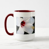 Weißer Hibiskus Tasse (Links)