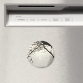 Weißer Himmel und Sonne sind von Bäumen dramatisch Magnet (In Situ (Geschirrspüler))