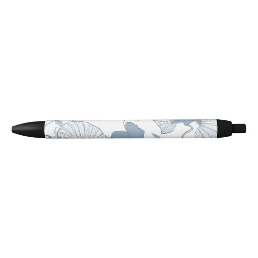 Weißer Hintergrund Delikatesse Blau Japanische Blu Kugelschreiber (Vorderseite)