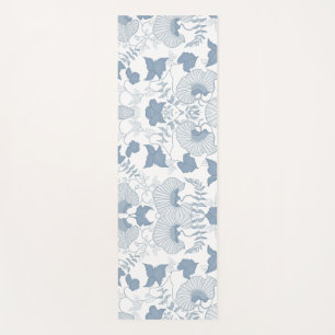 Weißer Hintergrund Delikatesse Blau Japanische Blu Yogamatte