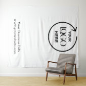 Weißer Hintergrund - Design für kundenspezifische Wandteppich (Beispiel (Horizontal))