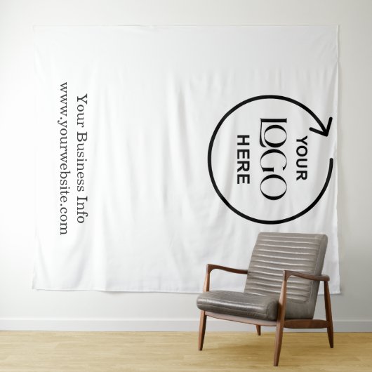 Weißer Hintergrund - Design für kundenspezifische  Wandteppich (Beispiel (Horizontal))