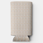 weißer Hintergrund mit braunen Punkten Selters Dosenkühler (Rückseite)