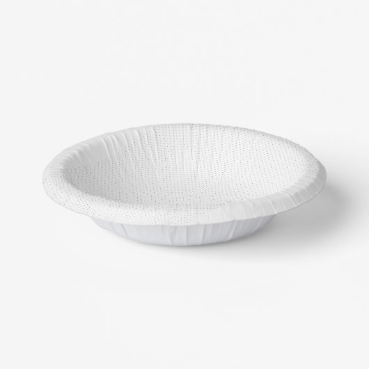 Weißer Hintergrund mit einem sich wiederholenden M Pappteller (Gewinkelt)