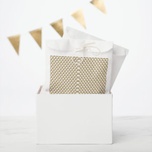 weißer Hintergrund mit grünen Blätter Geschenktütchen